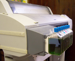 Epson 7600 Printer with Simple Green Solution
